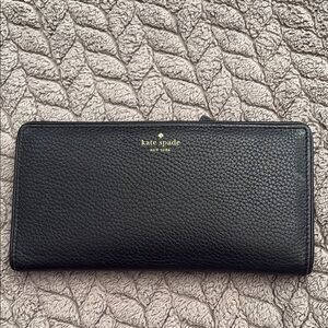 Kate Spade Black Leather Wallet